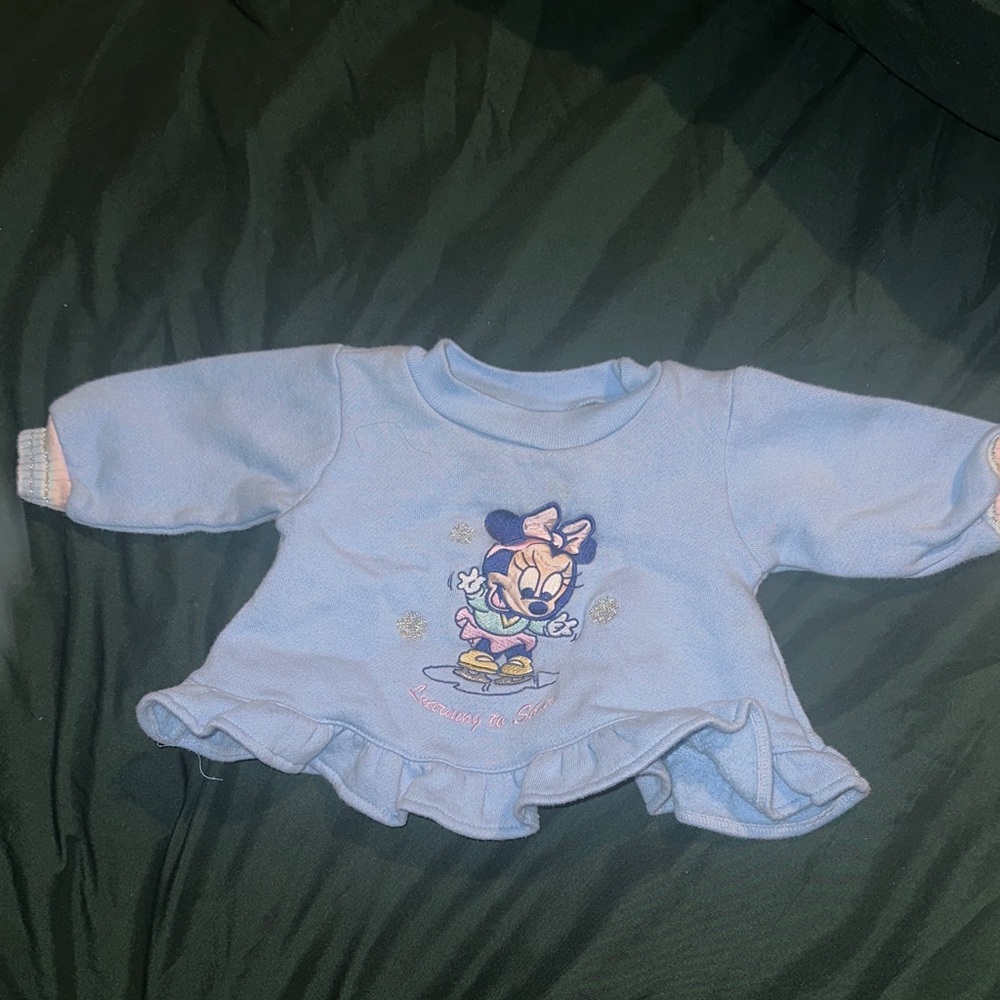 Disney Blue Minnie Mouse Sweatshirt